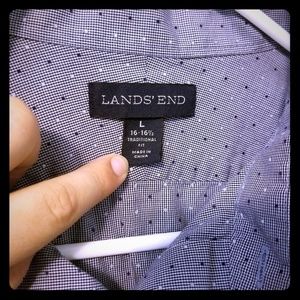 Lands' End Men's Button- Down